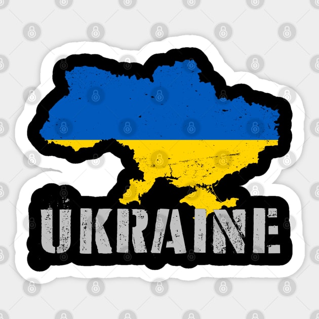 Ukraine Ukrainian Pride Sticker by Jose Luiz Filho